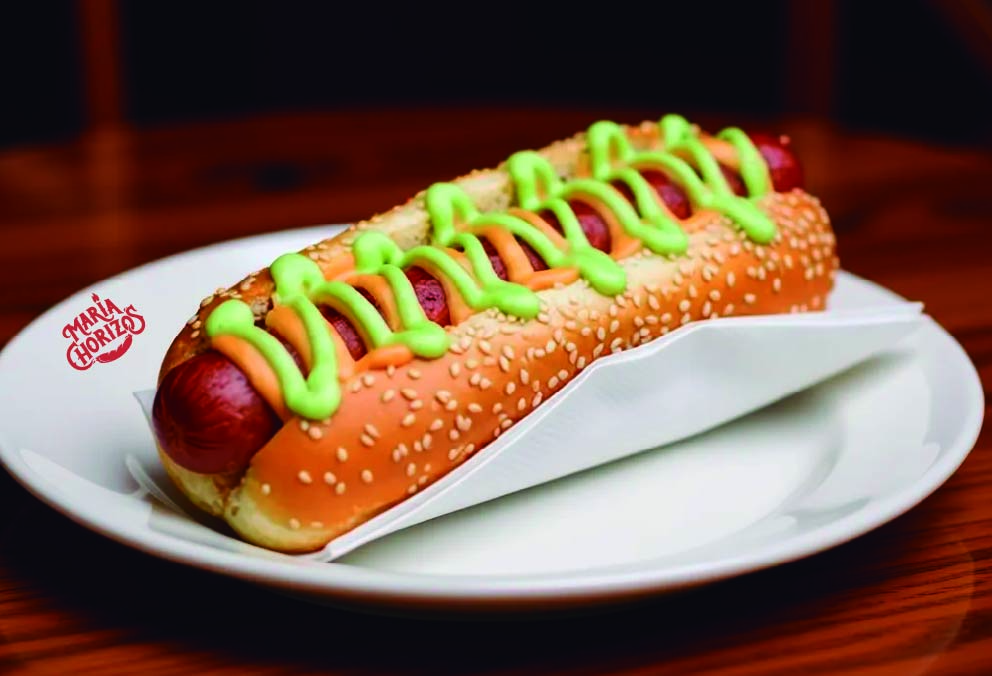 Chorizo con pan bimbo